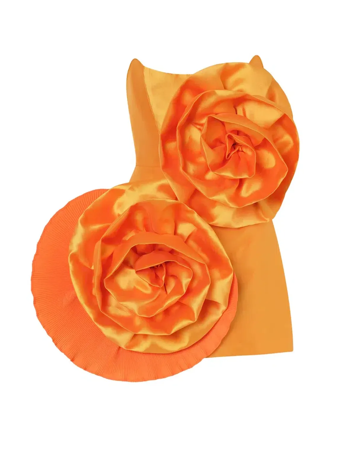 Eliya The Label Hayman Mini Dress in Tangerine Size 14 - Image 5