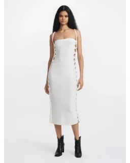 Dion Lee Mirror Braid Strap Dress Ivory Size S / AU 8 for rent on The Volte - image 1