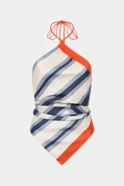 Sir The Label Dazed Scarf One Size and Pant Size 2 /AU 10 Set in Studio Print  for rent on The Volte - image 3