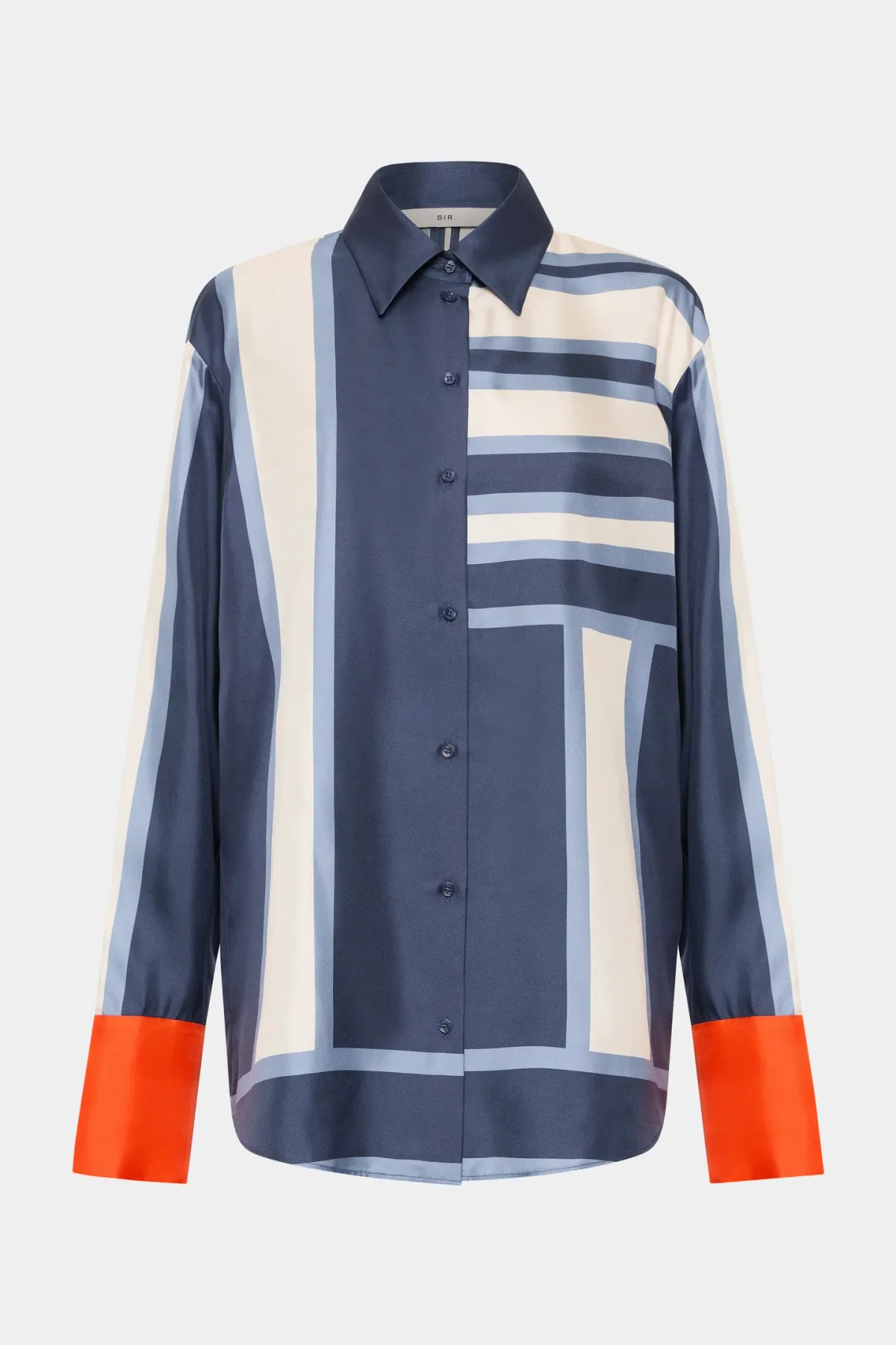 Sir The Label Dazed Shirt Size 0/Au 6 and Relaxed Pant Size 2/Au 10 Set Studio Print  - Image 5