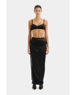 Sir The Label Dunya Bralette and Skirt Set Black Size AU 8 for rent on The Volte - image 1