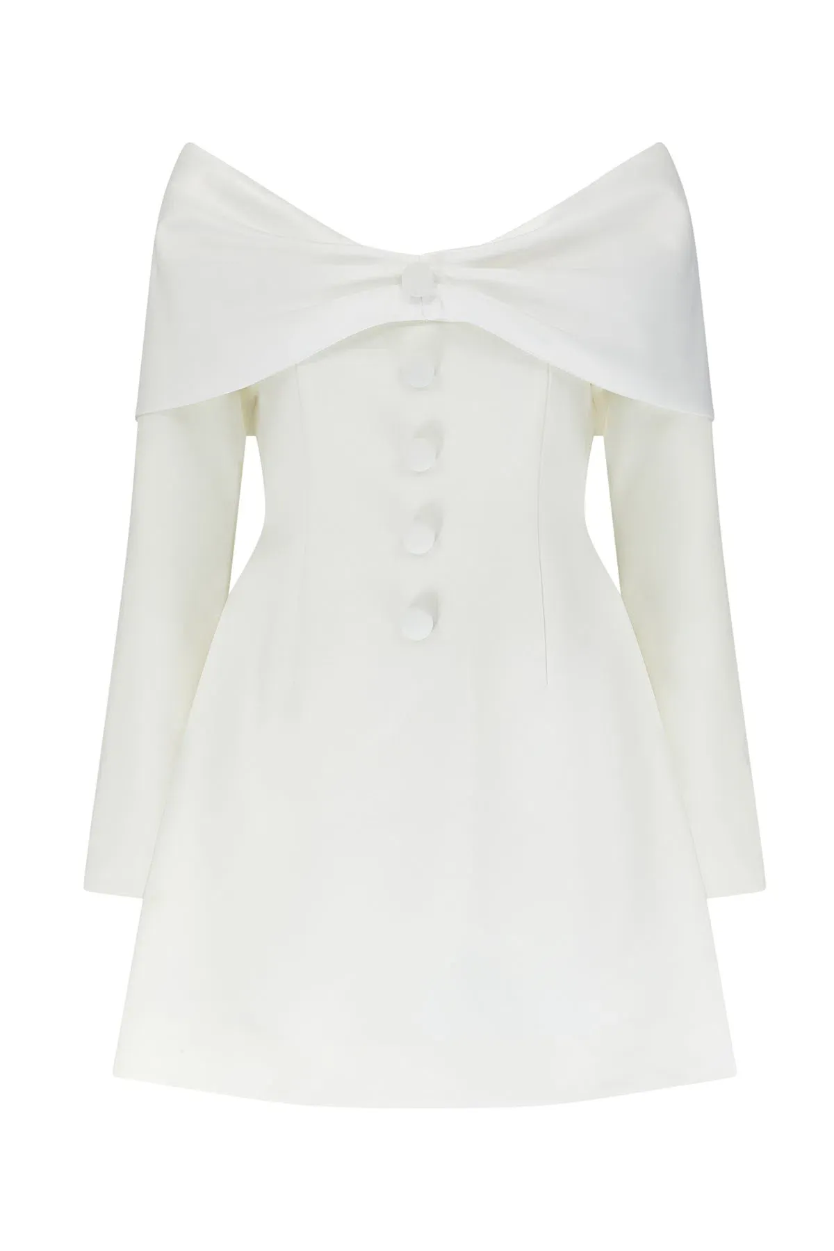 Odd Muse The Ultimate Muse Bow Mini Dress White Size AU 8 - Image 5