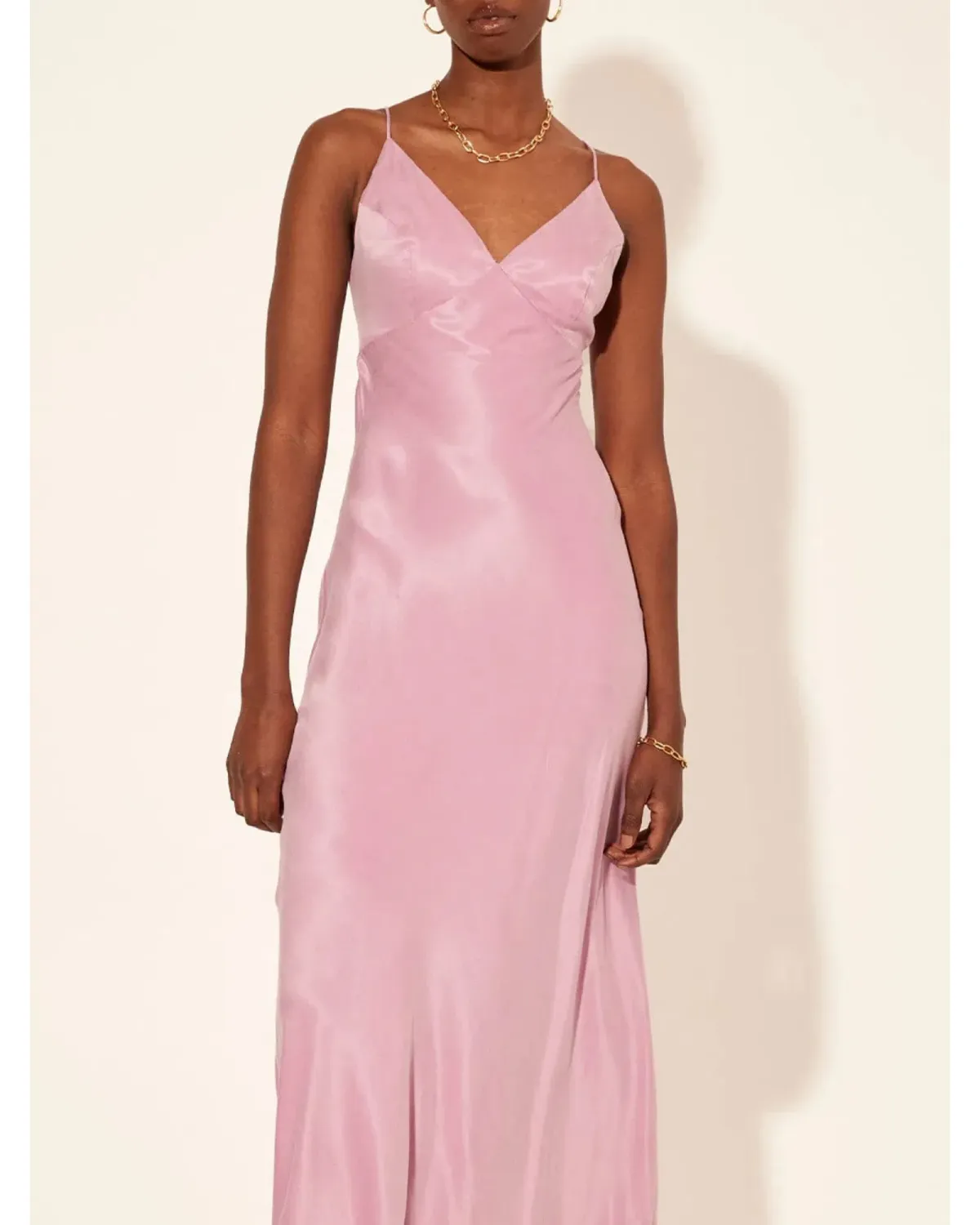 Kivari Bianca Slip Dress Pink Size AU 10 - Image 2