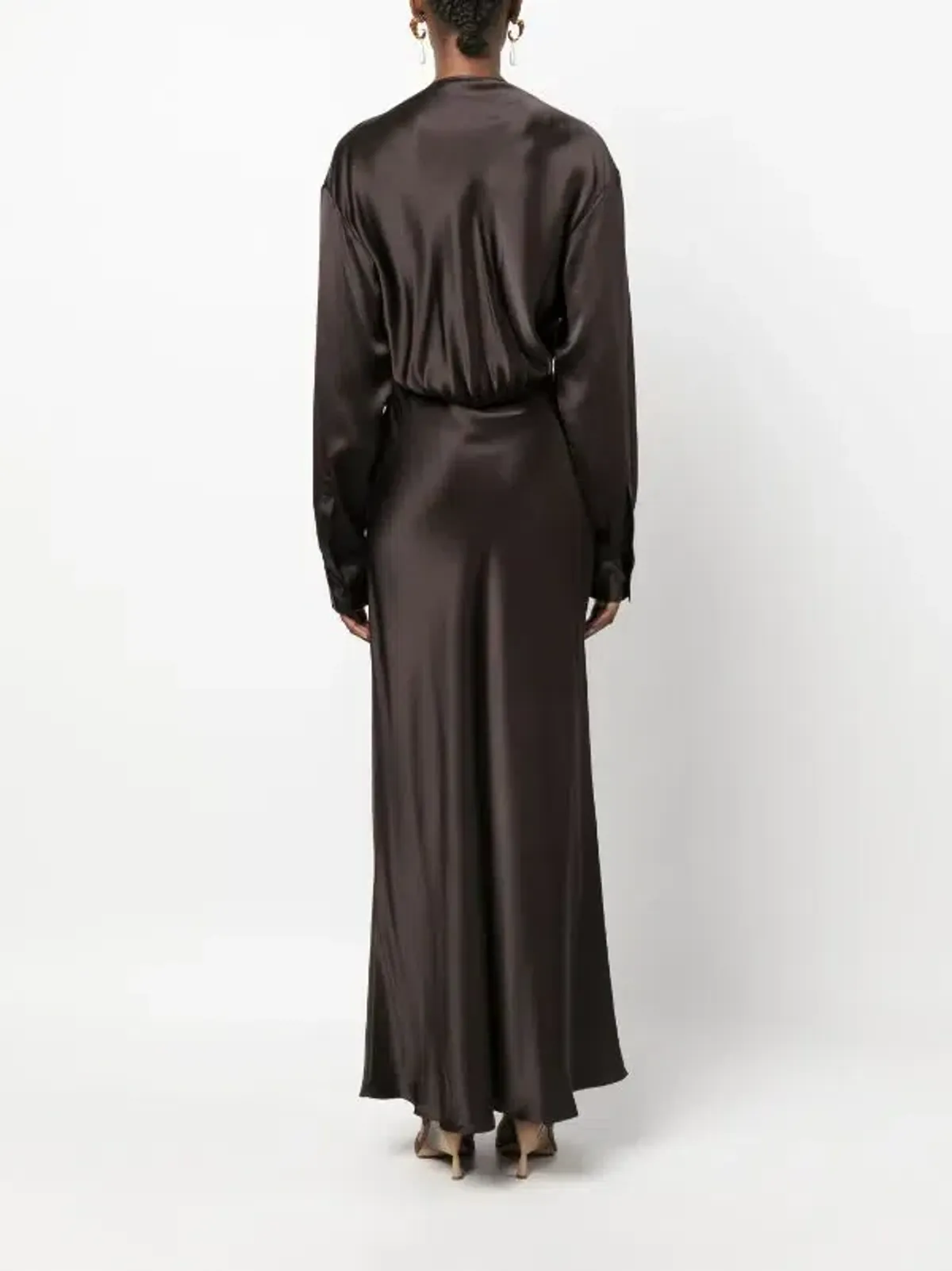 Christopher Esber Triquetra Gown Cocoa Size 8 - Image 4