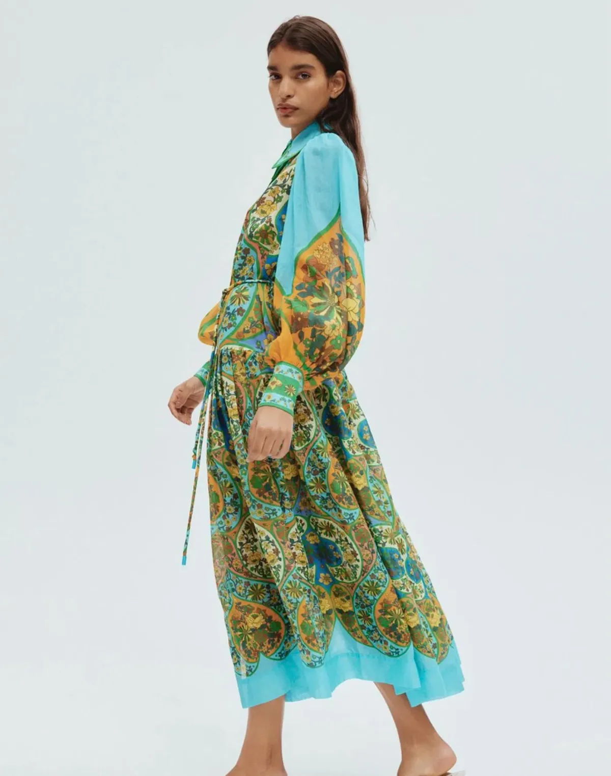 Alemais Sofie Shirtdress Multi Size 14 - Image 2