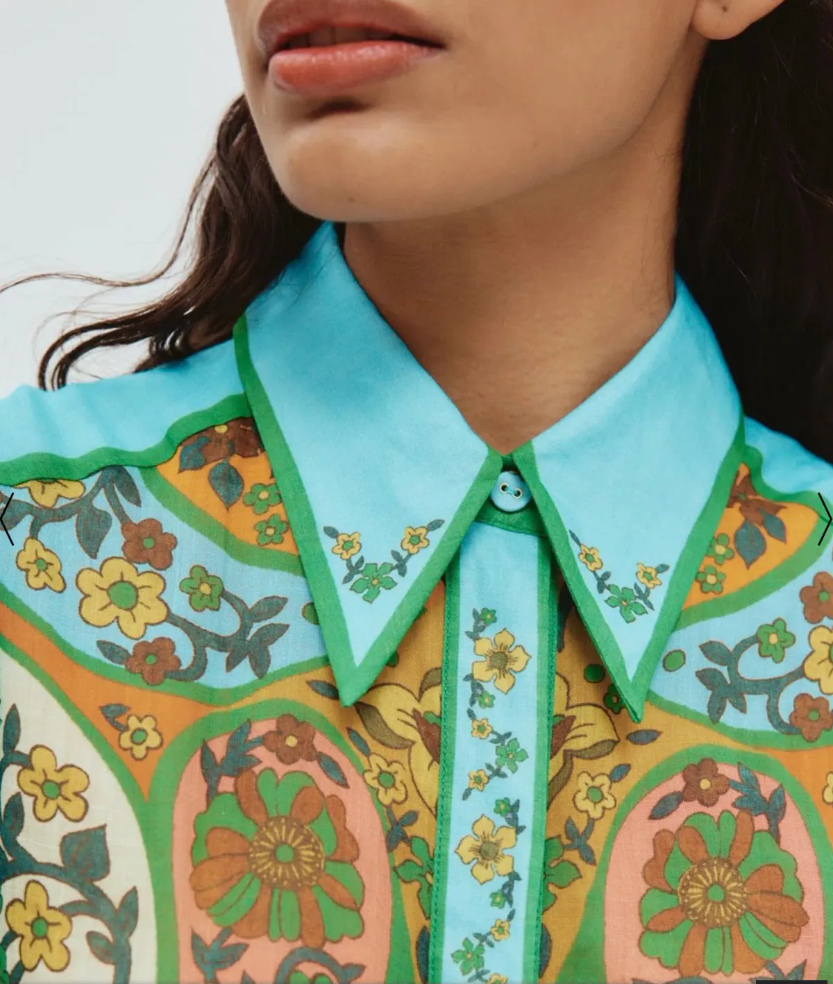 Alemais Sofie Shirtdress Multi Size 14 - Image 4