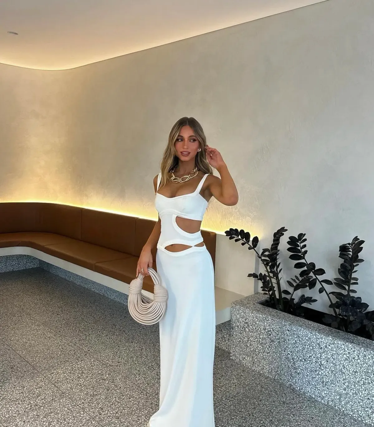 Arcina Ori Jetta Dress White Size S/ Au 8 - Image 1