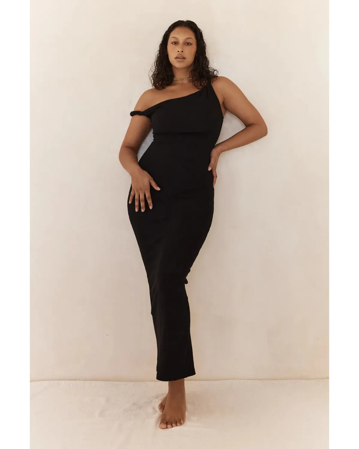 Johansen Long Poppy Dress Black Size AU 8 - Image 2