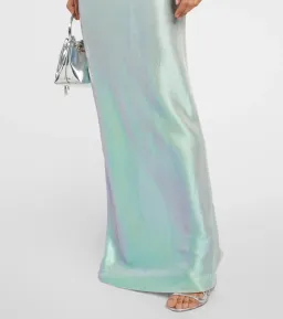 Galvan Frieze Long Sleeve Gown Iridescent Size 8 for rent on The Volte - image 3