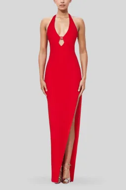 Nookie Coco Gown in Fire Red Size 8 for rent on The Volte - image 1