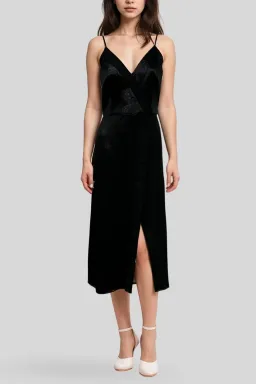 Ginger & Smart Spaghetti Strap Midi Dress Black Size AU 10 for rent on The Volte - image 1