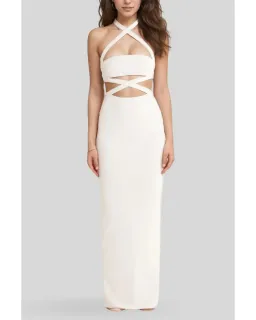 Rumer the Label Sorrento Maxi Dress White Size AU 8 for rent on The Volte - image 1