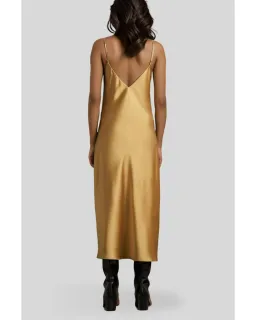 Rag & Bone Larissa Slip Dress in Yellow Size AU 10 for rent on The Volte - image 2