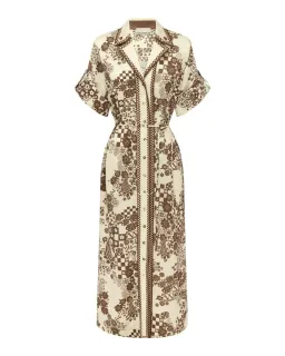 Alemais Vinnie Shirtdress Print Size AU 14 for rent on The Volte - image 5