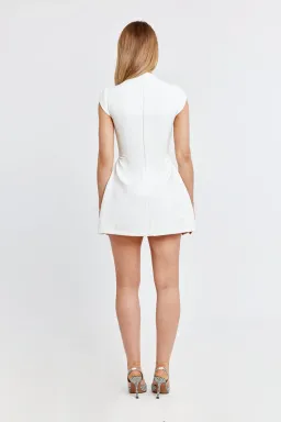 Odd Muse The Ultimate Muse Cap Sleeve Mini Dress White Size XXS / AU 4 for rent on The Volte - image 2