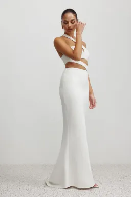 Lexi Adrienne Dress White Size 6 for rent on The Volte - image 1