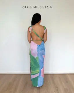 Jefre Sèi Luelle Midi Dress Gaia Print Size S for rent on The Volte - image 4