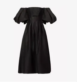 Aje Eugenie Off Shoulder Midi Dress Black Size 12 for rent on The Volte - image 6