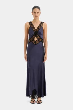 Sir the Label Aries Cut Out Gown Navy Size 1 / AU 10 for rent on The Volte - image 1