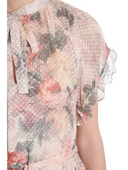 Zimmermann Radiate Cascade Frill Swing Silk Ruffle Midi Dress Floral Size 1 / 10 AU  for rent on The Volte - image 4
