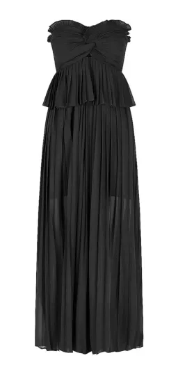 Shona Joy Botticelli Palazzo Jumpsuit Black Size 8 for rent on The Volte - image 3