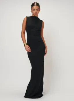 Effie Kats Verona Gown Black Size 12 for rent on The Volte - image 1