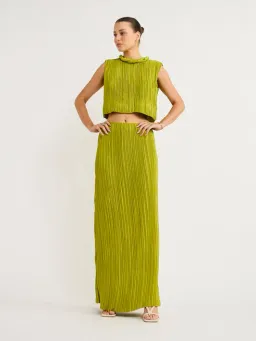 Rachel Gilbert Ziara Top and Skirt Set Green Size 18 for rent on The Volte - image 1