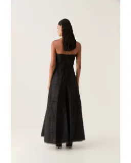 Aje Soundscape Maxi Dress Black Size AU 12 for rent on The Volte - image 3