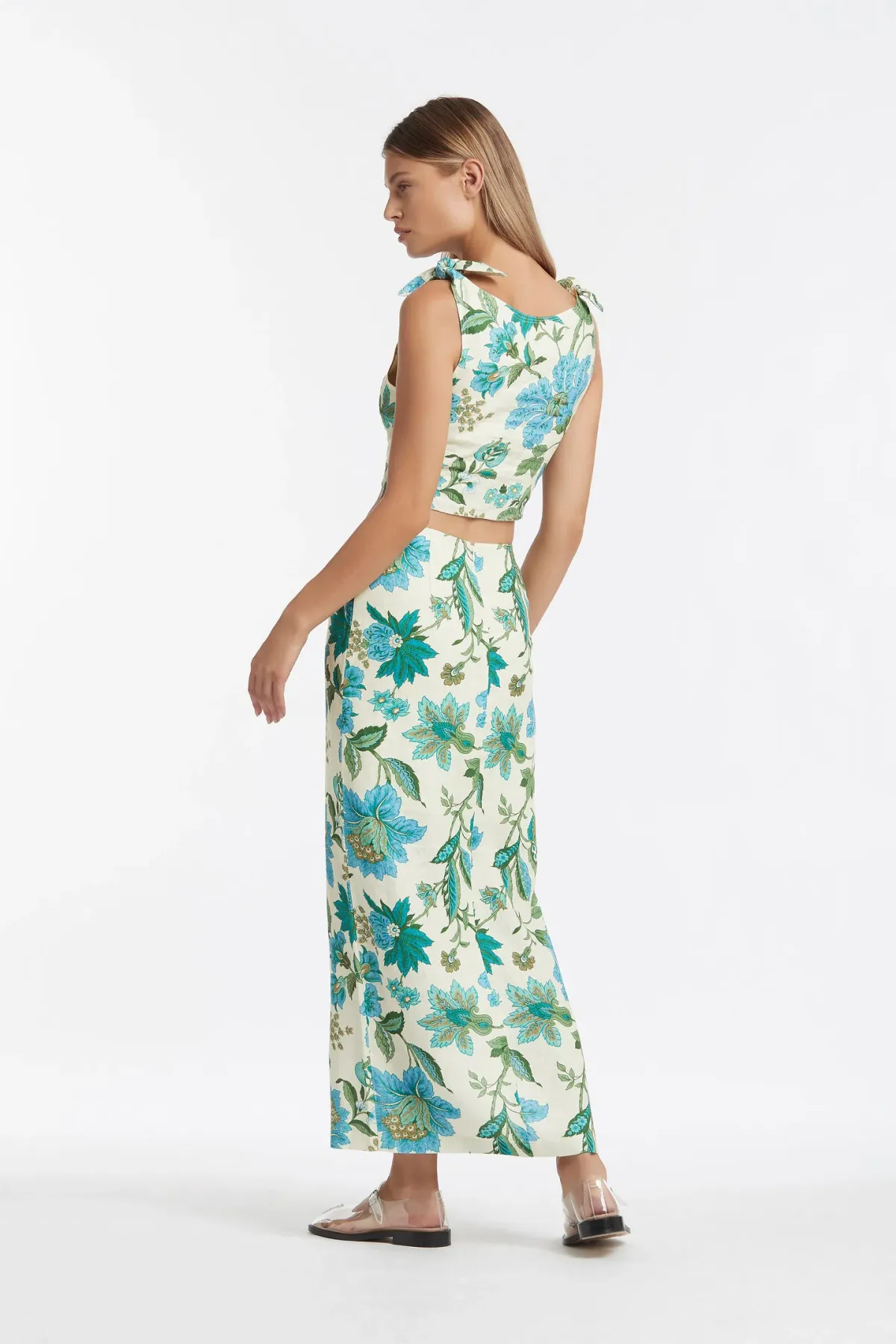 Sir the Label Alexandre Midi Skirt Print Size 2 | AU 10 - Image 2