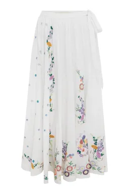 Alemais Willa Embroidered Blouse and Skirt Set Floral Size 14 for rent on The Volte - image 7