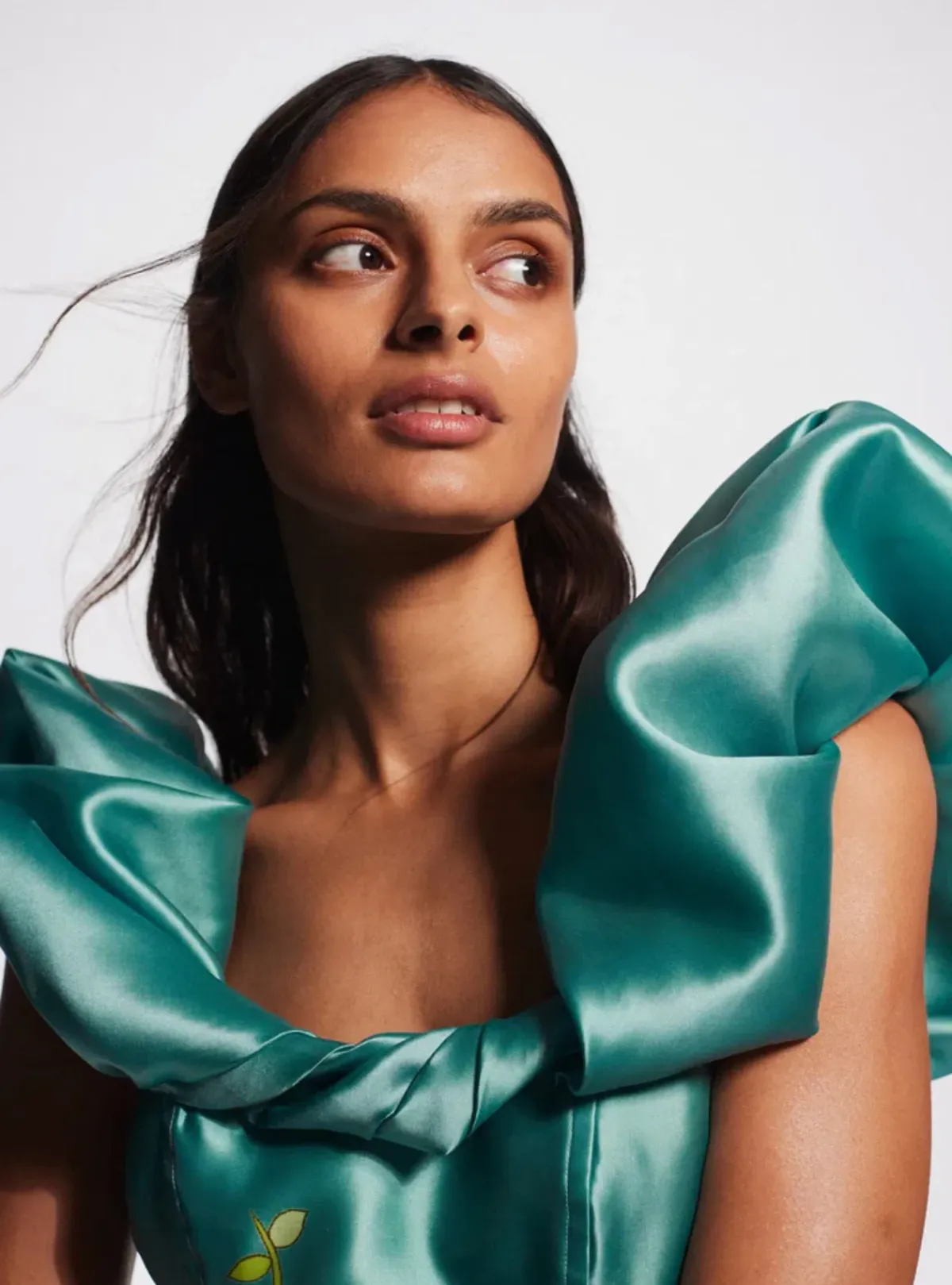 Alemais Regent Mini Dress Jade Green Size 16 - Image 5