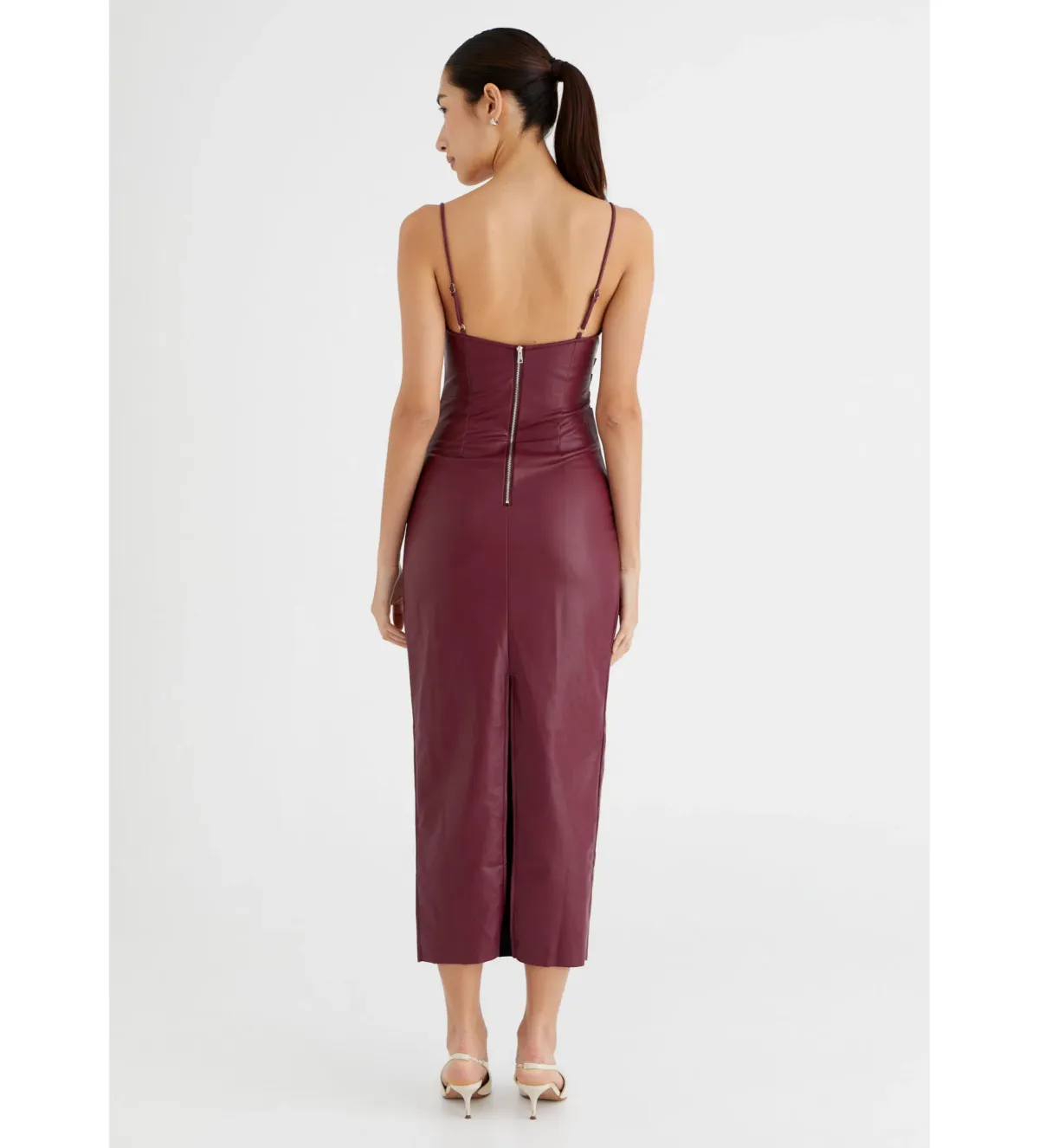 Theodore Faux Leather Dress Size 8 - Image 2