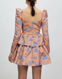 Nicola Finetti Lolly Mini Dress Multi Floral Size 10 for rent on The Volte - image 4