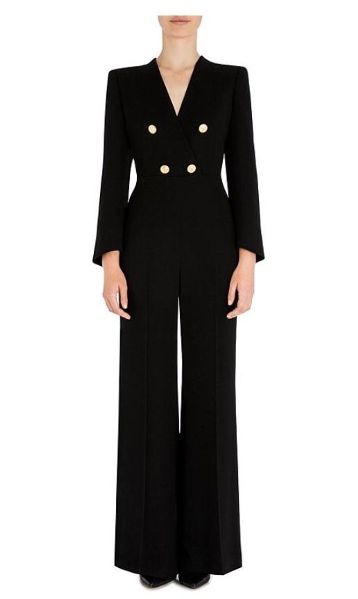 Carla Zampatti Onyx Military Precision Jumpsuit Black Size 12 - Image 1