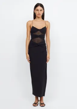 Bec & Bridge Montana Twist Maxi Dress Black Size M / AU 10 for rent on The Volte - image 1