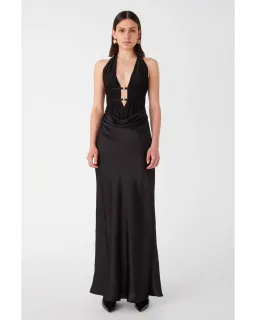 Misha Celine Maxi Dress Black Size 8 for rent on The Volte - image 1