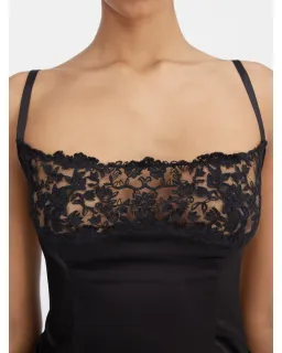 Jacquemus La Saudade longue brodée Dress Black Size AU 8 for rent on The Volte - image 4