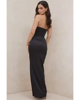 House of CB Adrienne Corset Maxi Dress in Black Size S / AU 8 for rent on The Volte - image 3