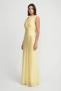 Hansen and Gretel Clara Bias Dress Butter Size XS / AU 6 for rent on The Volte - image 2