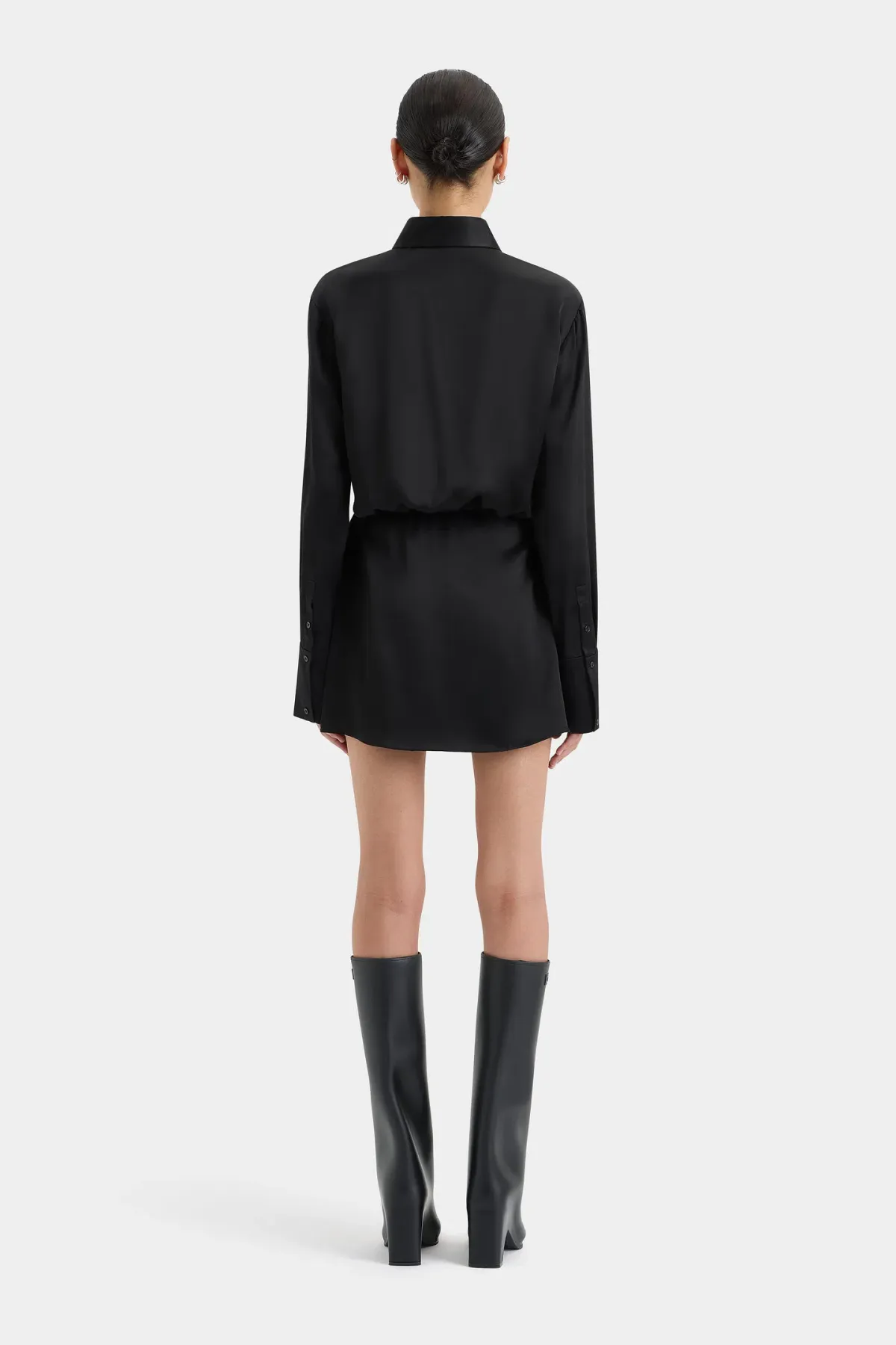 Sir the label Sorrento Shirt Dress Black Size AU 8  - Image 3