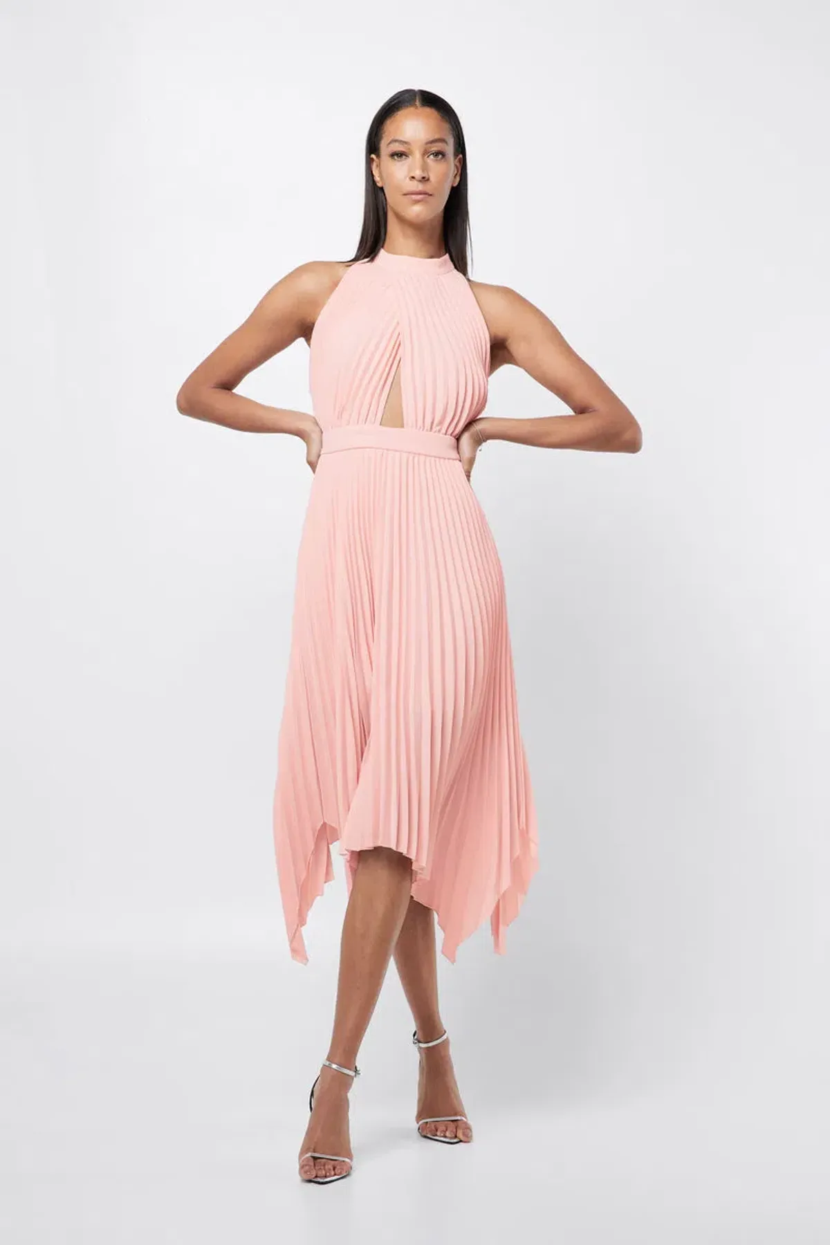 Mossman Rapture Midi Dress Blush Size 6 - Image 1
