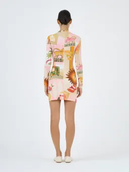 Roame Goldie Mini Dress Pink City Size 1 / Au 8 for rent on The Volte - image 5