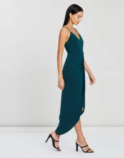 Shona Joy Core Cocktail Dress in Seaweed Green Size 6 for rent on The Volte - image 2