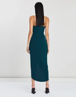 Shona Joy Core Cocktail Dress in Seaweed Green Size 6 for rent on The Volte - image 3