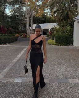 Bec & Bridge Ria Asym Dress Black Size 8 for rent on The Volte - image 6