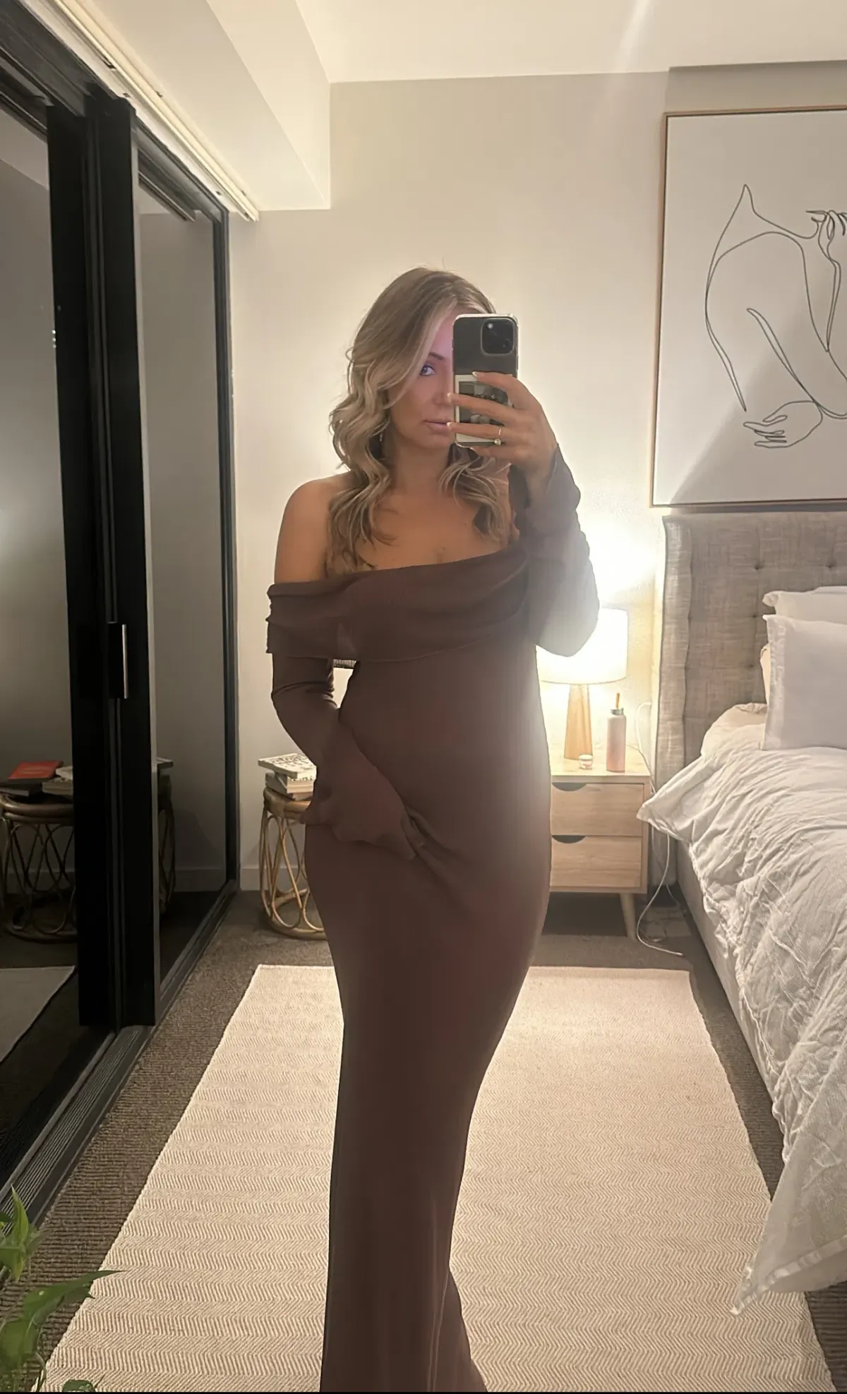 Bayse Brand Slaya Maxi Dress Bark Brown Size M / AU 10 - Image 4