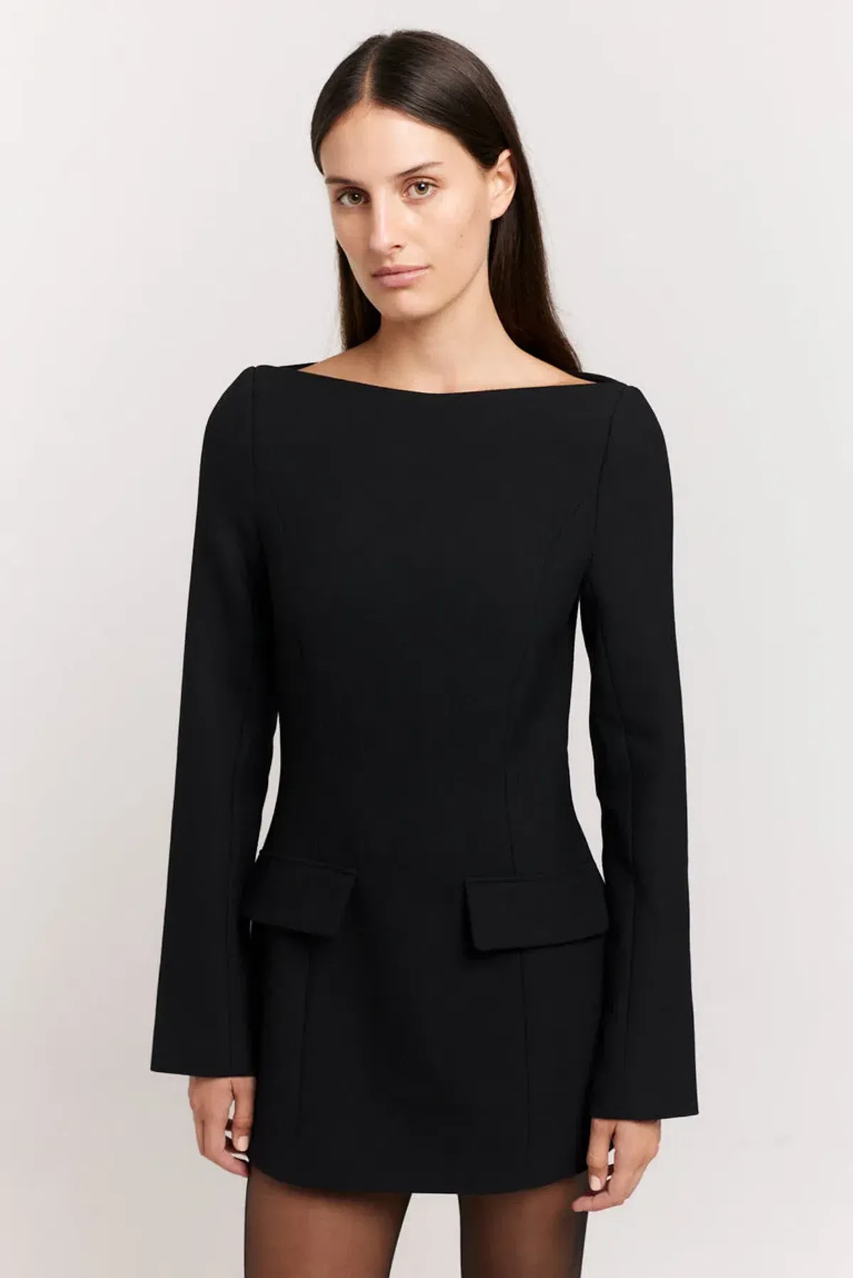 Henne Patrizia Mini Dress Black Size 12 - Image 4