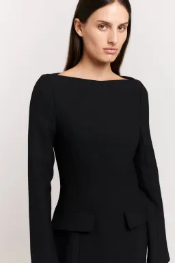 Henne Patrizia Mini Dress Black Size 12 for rent on The Volte - image 5