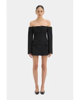 Sir The Label Sandrine Tailored Mini Dress Black Size 2 / AU 10  for rent on The Volte - image 1