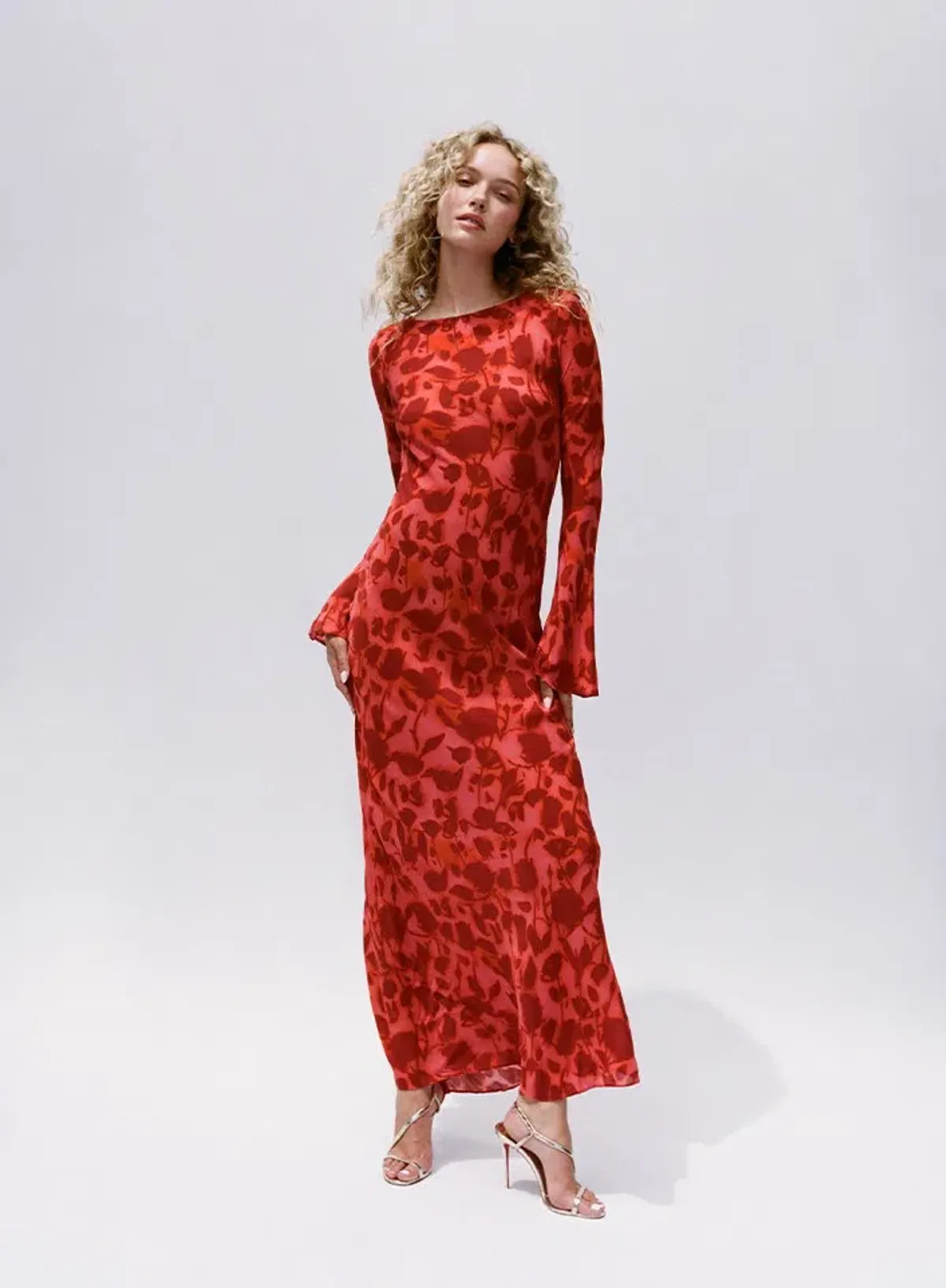 Realisation Par The Gia Maxi Dress Red Floral Size XS/ AU 8 - Image 3